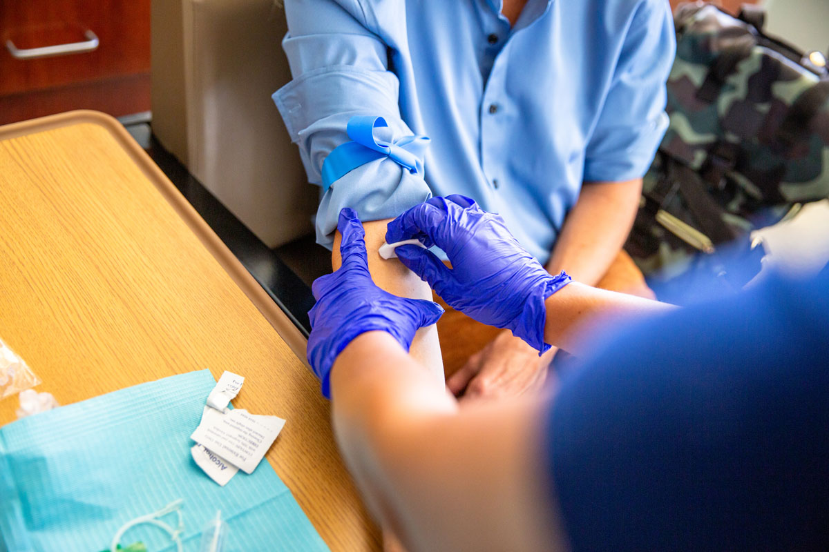 Phlebotomy for the Alcat Test